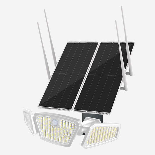 LINYUNYIN® Solar Outdoor Wireless Access Points with Security Flood Light,Outdoor Solar Light Wireless WiFi Extender Signal Booster 2-1,Long Range