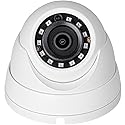OHBET DahuaSecurity 4MP PoE IP Turret Camera with 12 IR LED, IP Security Camera Outdoor Indoor Night Vision IP67 Waterproof 2.8mm Wide Angle Lens Full