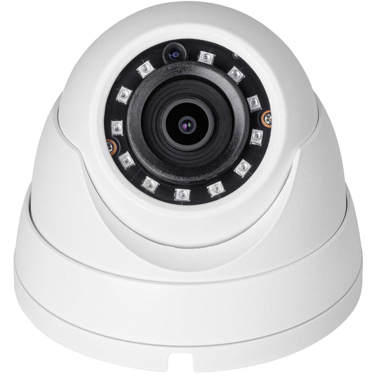 OHBET DahuaSecurity 4MP PoE IP Turret Camera with 12 IR LED, IP Security Camera Outdoor Indoor Night Vision IP67 Waterproof 2.8mm Wide Angle Lens Full