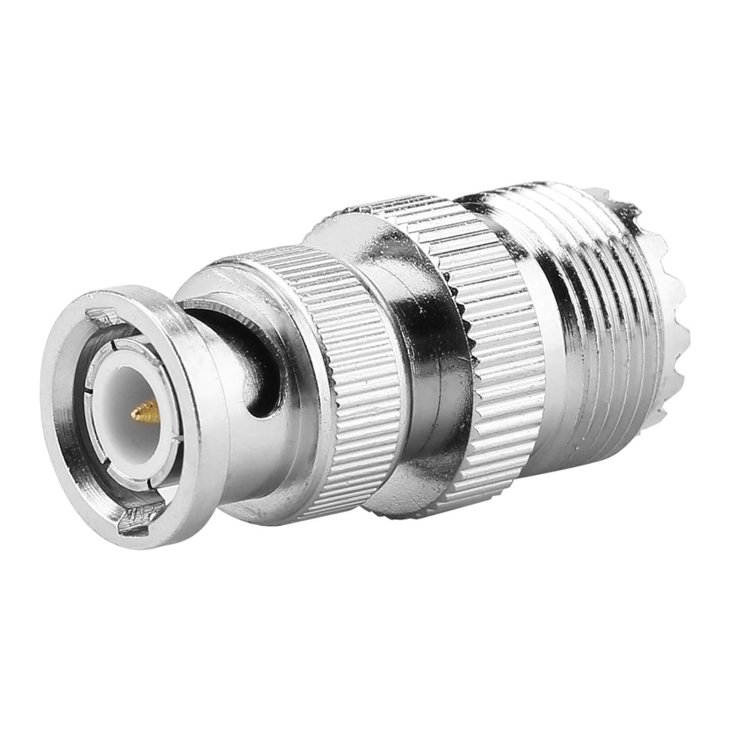 DHT Electronics 2pcs RF coaxial Coax Adapter BNC Male to UHF Female SO-239 SO239