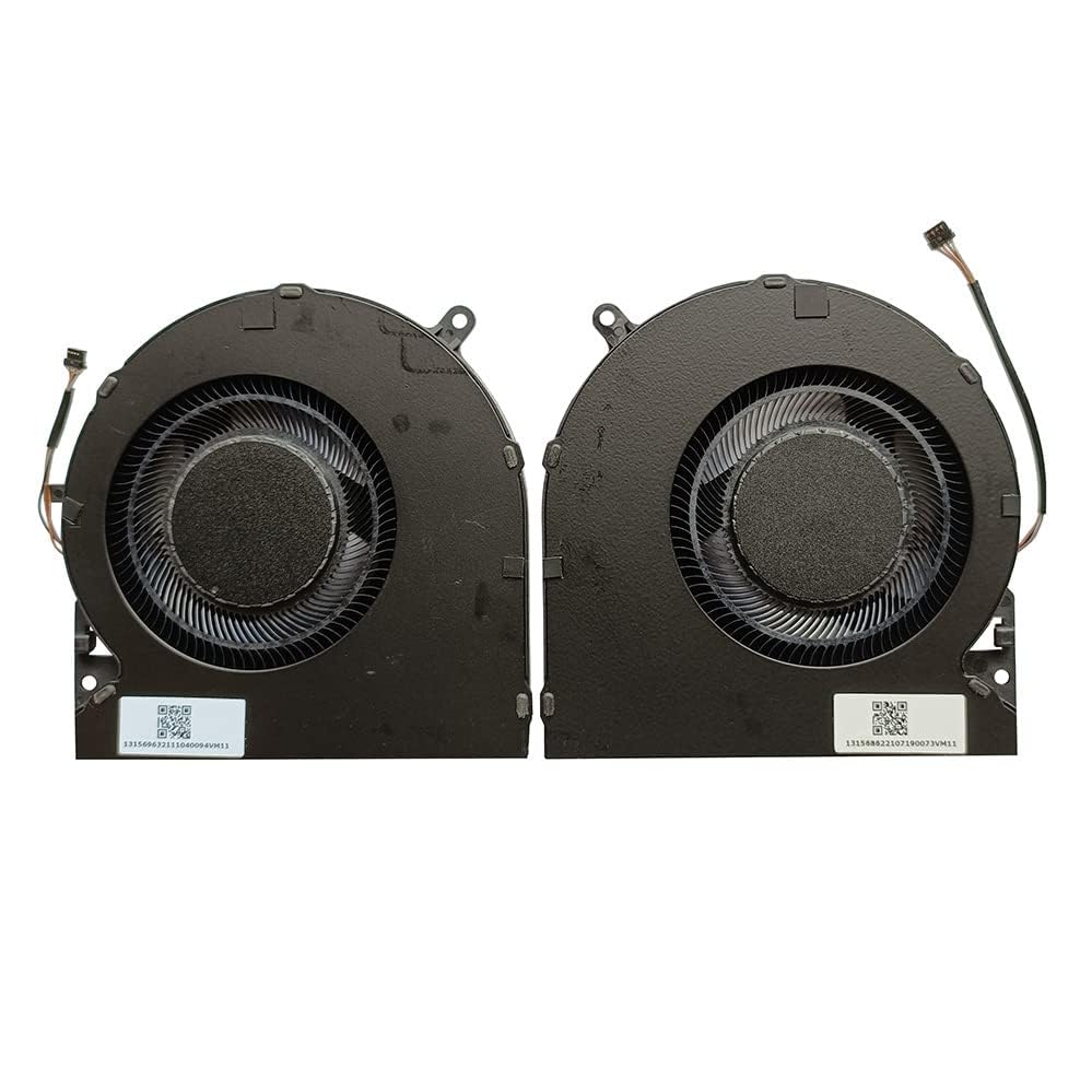 (1 Pair) New CPU GPU Cooling Fan Intended for Razer Blade 15 RZ09-0288 02886EM2 RZ09-0301 03017EM2 03018E52 RZ09-0313 RZ09-0330 03305E43 03304E42