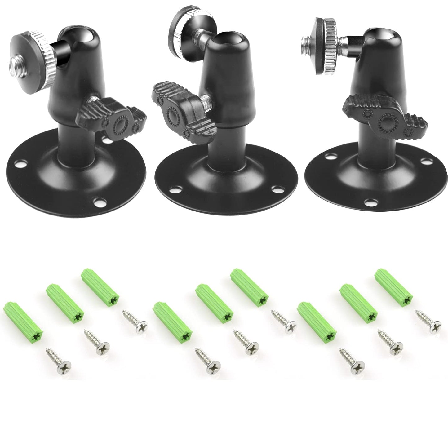 Camera Bracket Mount 3 Pcs Security Wall Mount for Oculus Sensor Arlo, Arlo Pro,Metal Security Camera Bracket Outdoor Indoor Oculus Rift Mount Bracket