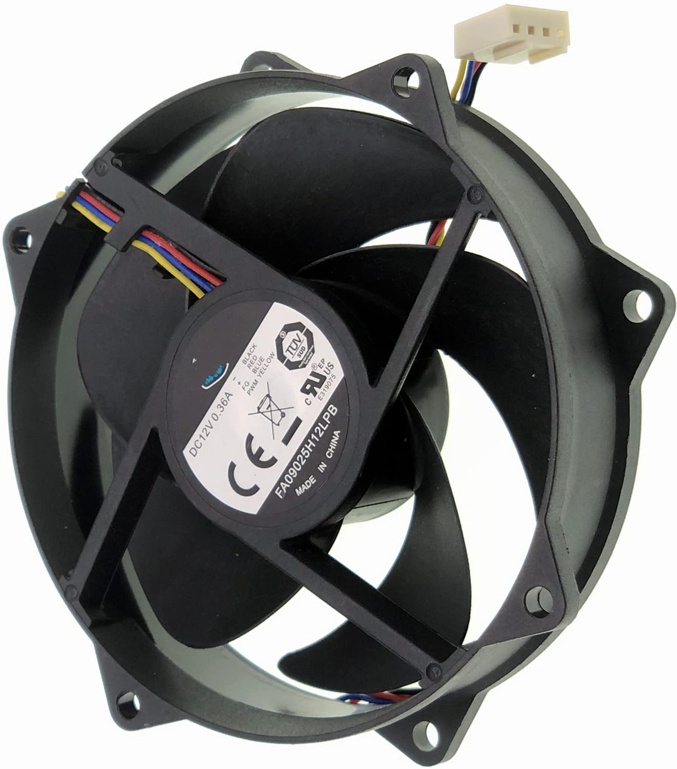 CPU Cooling Fan FA09025H12LPB 9025 9CM 4-Wire for I3 I5 I7 775 115X 1151 1150 1155 etc,DC12V 0.36A Cooling Fan