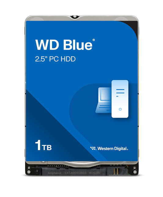 Western Digital Blue WD10SPZX 1 TB Hard Drive - 2.5" Internal - SATA (SATA/600)