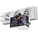 Thermalright Wonder Vision 360 Turbo ARGB White CPU Liquid Cooler,for AM5/Intel LGA1851/1700,6.67’’ 3D Curved Screen with 2400x1080