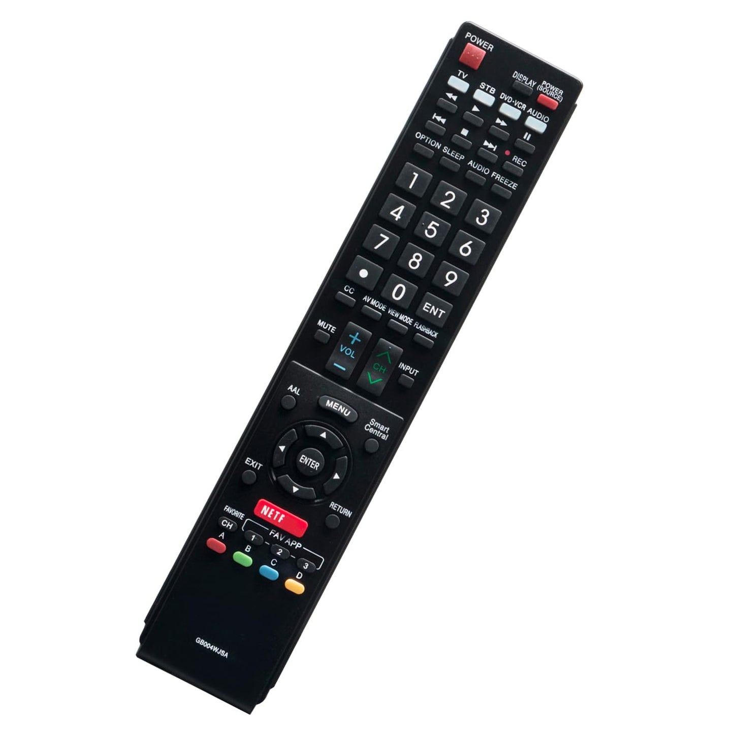 GB004WJSA Replace Remote Applicable for Sharp AQUOS TV LC-60C7500U LC-80C6500U LC-70LE650U LC-42LE540U LC-46LE540U LC-40LE830U LC-40LE830UA