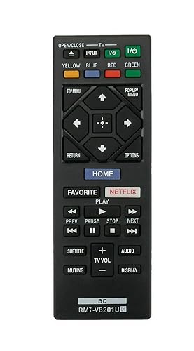 Replacement Remote Control Controller for Sony UBP- X700M UBPX700/M 4K Ultra HD Home Theater Streaming Blu-ray Player