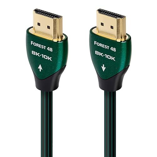AudioQuest 3m Forest 48 2.1 HDMI Cable - 8K/10K Ultra HD, Gaming, High-Speed, 48Gbps, HDR, eARC