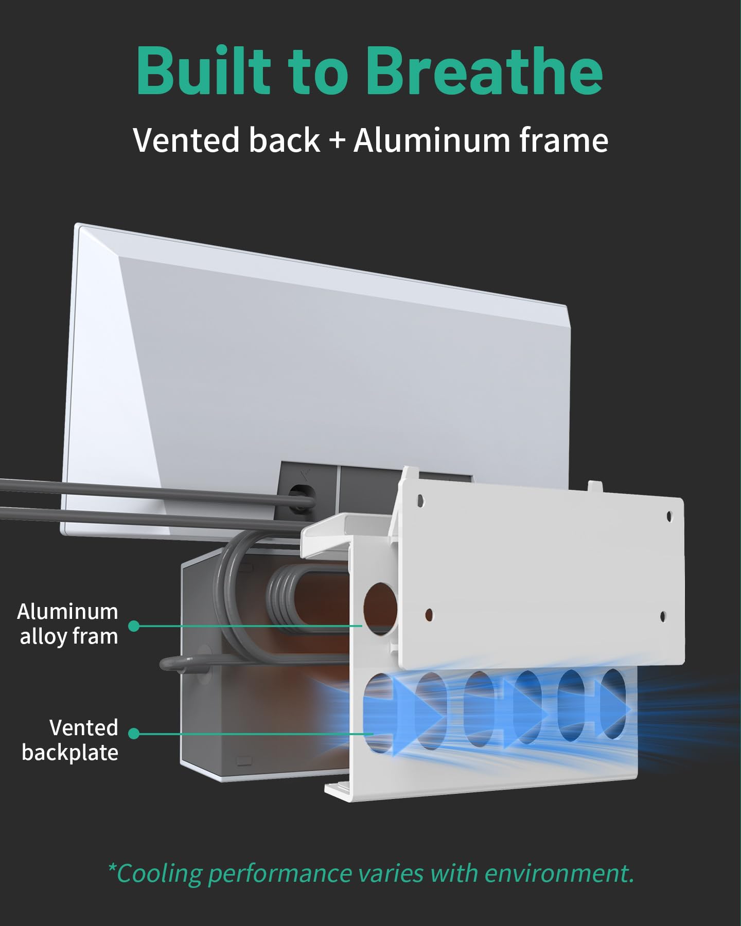 XMoving Starlink Gen3 Router Wall Mount, Aluminum Mesh Mounting Kit for V3 REV4 & High Performance, Wall Holder Stand with Cable Manager Accessories