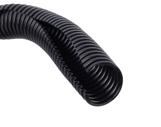 1.5" X 10 ft Split Wire Loom Flex-Guard Convoluted Tubing - Protective Split Cable Sleeves for Automotive Home Industrial Electrical Wires - Chemical