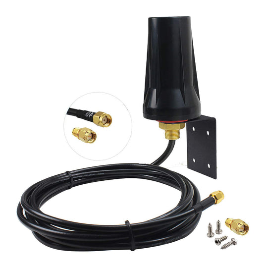 4G LTE Cellular Trail Camera Antenna with 10ft Low Loss Thicker Cable for Spypoint Flex Link Micro EVO Stealth Cam Tactacam Reveal X PRO Muddy