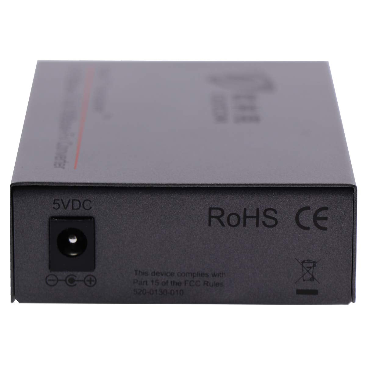 Fast Ethernet Fiber SC to Copper Media Converter Single Mode Duplex Optic to RJ45 Transceiver 40Km