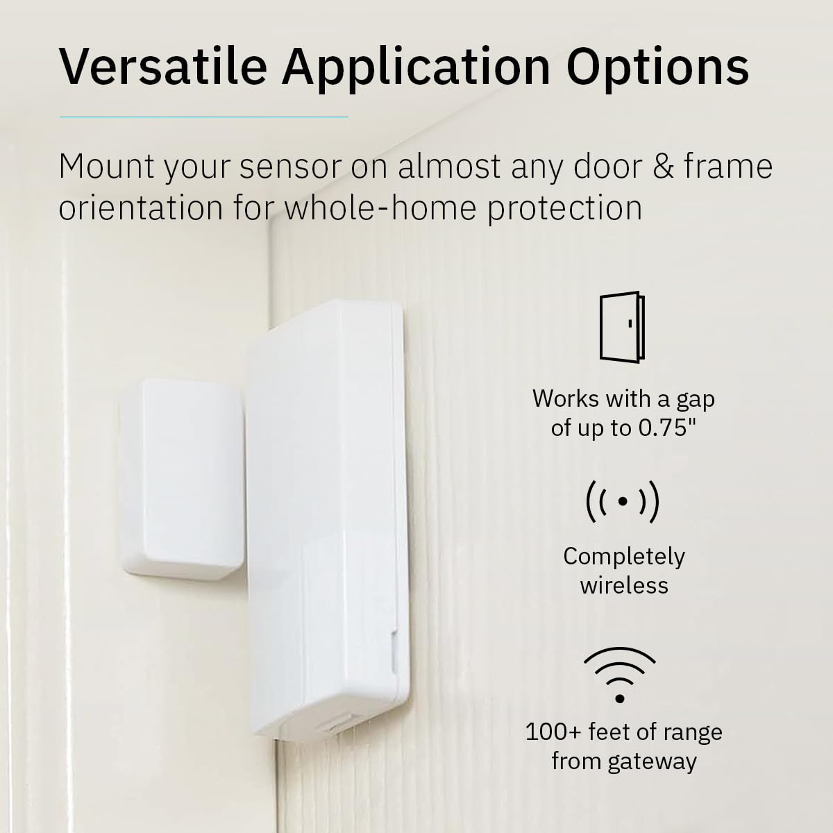 Abode Mini Door/Window Sensor | Be Alerted to Doors & Windows Opening and Closing | Works with Apple HomeKit | Requires Abode Hub