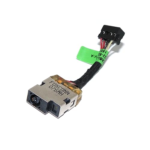 Wobeater Replacement DC Power Jack Socket Charging Port Cable for HP 15-F 15-N 15-P 15-K 10-E 15-f009wm 15-f100dx 730932-SD1 730932-FD1 730932-YD1