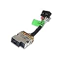 Wobeater Replacement DC Power Jack Socket Charging Port Cable for HP 15-F 15-N 15-P 15-K 10-E 15-f009wm 15-f100dx 730932-SD1 730932-FD1 730932-YD1