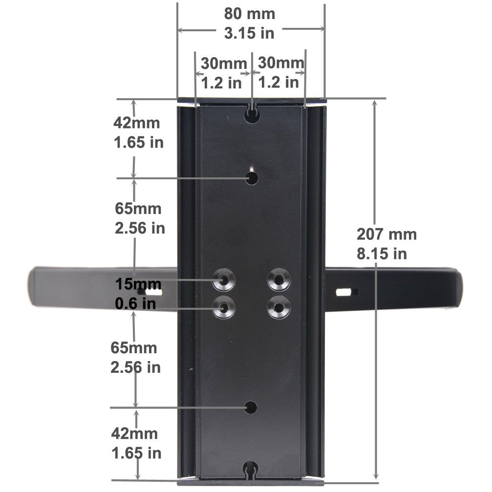 VideoSecu Adjustable AV Shelf Wall Mount Bracket for DVD Player Receiver VCR DVR Cable Box or Other Audio Component - Under TV Bracket MA1