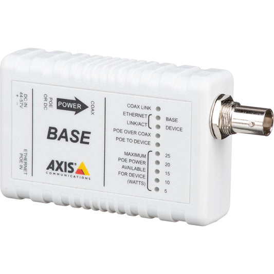 Axis Communications AXIS T8641 PoE+ Coaxial Converter Adapter Base 5028-411