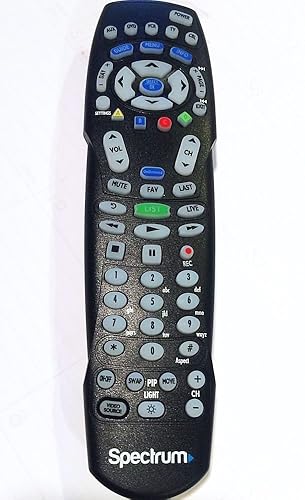 Spectrum TV Remote Control 3 Types to Choose FromBackwards Compatible with Time Warner, Brighthouse and Charter Cable Boxes (Pack of One, RC 122)