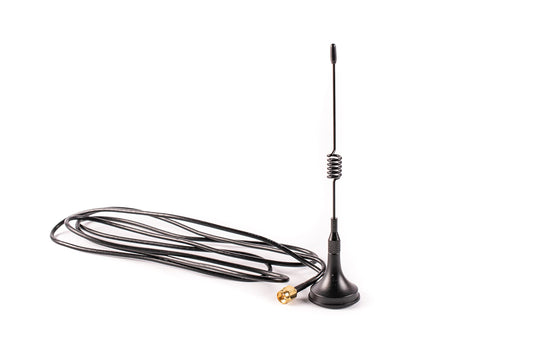 Shopcorp 433 MHz Unity Gain Omni, 6 Inches Antenna with Magnetic Base and Male SMA Connector Kit - Impedance 50 Ohms, 2.5dBi Garage Gate Door Opener