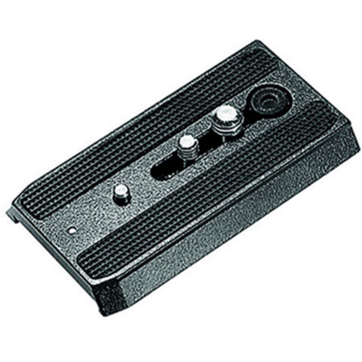 Manfrotto 501PL Rapid Connect Sliding Plate with 1/4'' and 3/8'' Camera Fixing Screws,Black