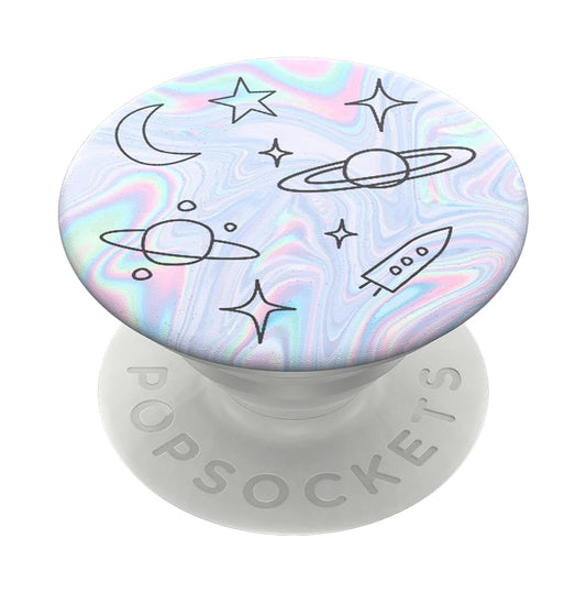 PopSockets Phone Grip with Expanding Kickstand, Adhesive Grip - Space Doodle