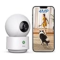 aosu 4MP Security Camera Indoor, 2.5K Baby Monitor Pet Camera 360° for Home Security, WiFi Camera with 5/2.4 GHz Wi-Fi, One-Touch Call, Smart Motion