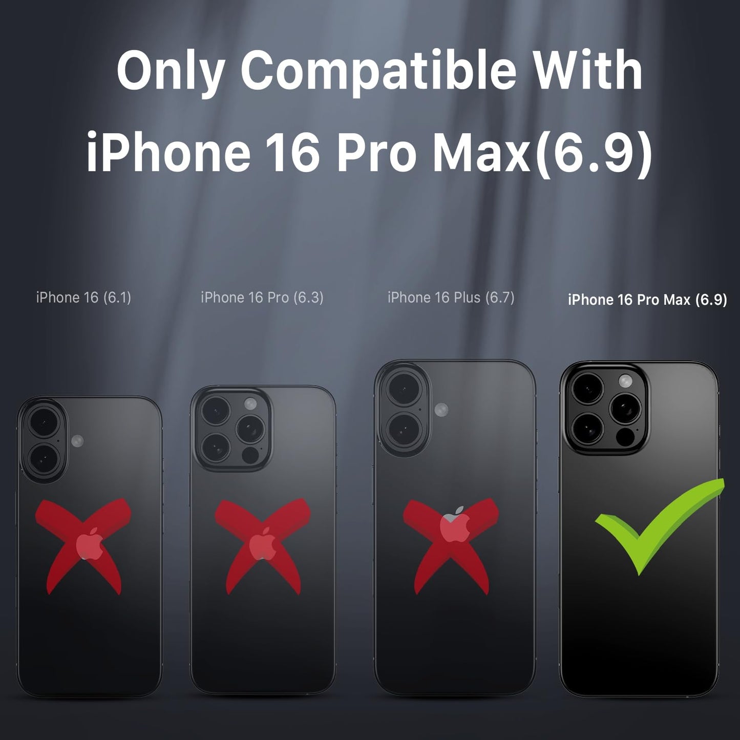 M MYBAT PRO for iPhone 16 Pro Max Case with Belt Clip Holster Army Green