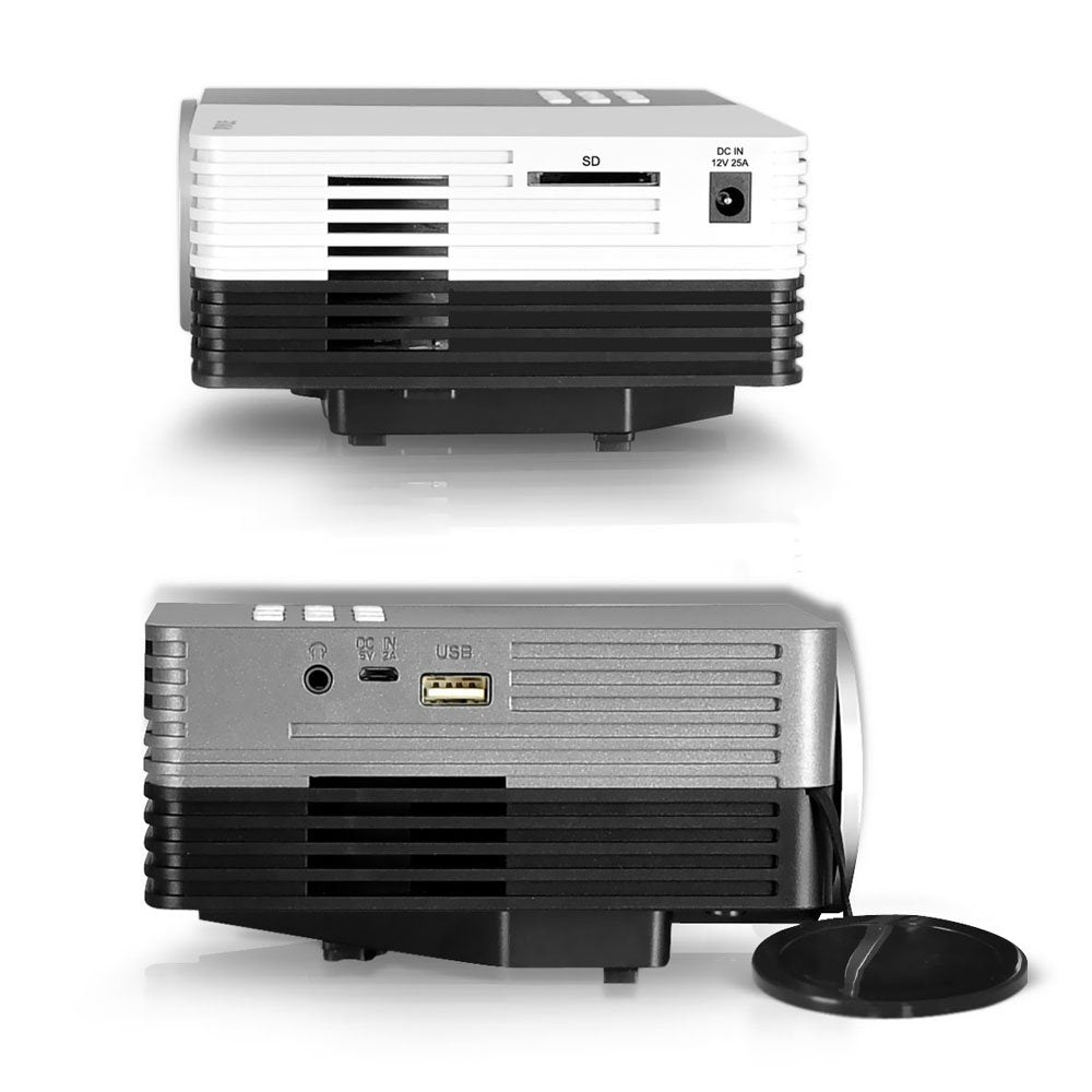 Pyle Video Projector 1080p Full HD Professional Cinema Home Theater - Digital Multimedia, Built-in Stereo, Adjustable Keystone Picture Presentation