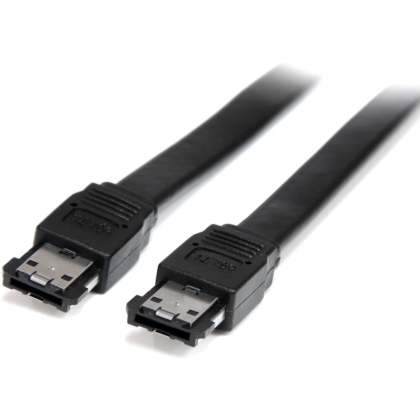 StarTech.com Shielded External eSATA Cable - eSATA cable - Serial ATA 150 - eSATA (M) to eSATA (M) (3 ft) - black (ESATA3)