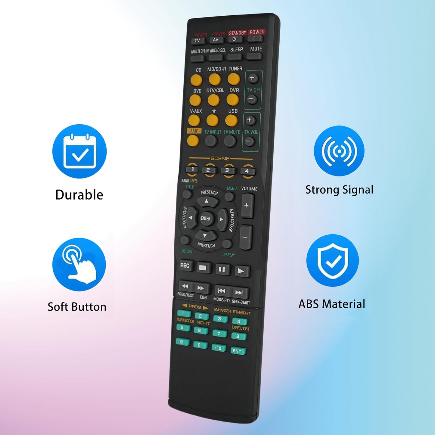 AV Remote Control Fit for RXV661BL HTR-6080 HTR6080 RX-V661 RXV661 RXV661BL for Yamaha AV System