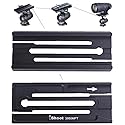 iShoot Clamp Converter Adapter for Convert 39mm Arca-Swiss Fit Camera Quick Release Plate to Compatible with Manfrotto Gitzo Tripod Fluid Head
