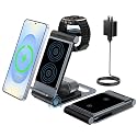 Wireless Charger for Samsung 3 in 1 Wireless Charging Station Foldable Wireless Charger Stand for Samsung S26 S25 Ultra S24 S23 S22 S21 / Z Flip/Z