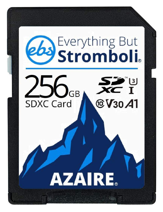 Everything But Stromboli 256GB SD Card Class 10 Azaire UHS-1 U3 Speed C10 V30 256G SDXC Memory Card for Canon Digital Camera Works with EOS 6D Mark
