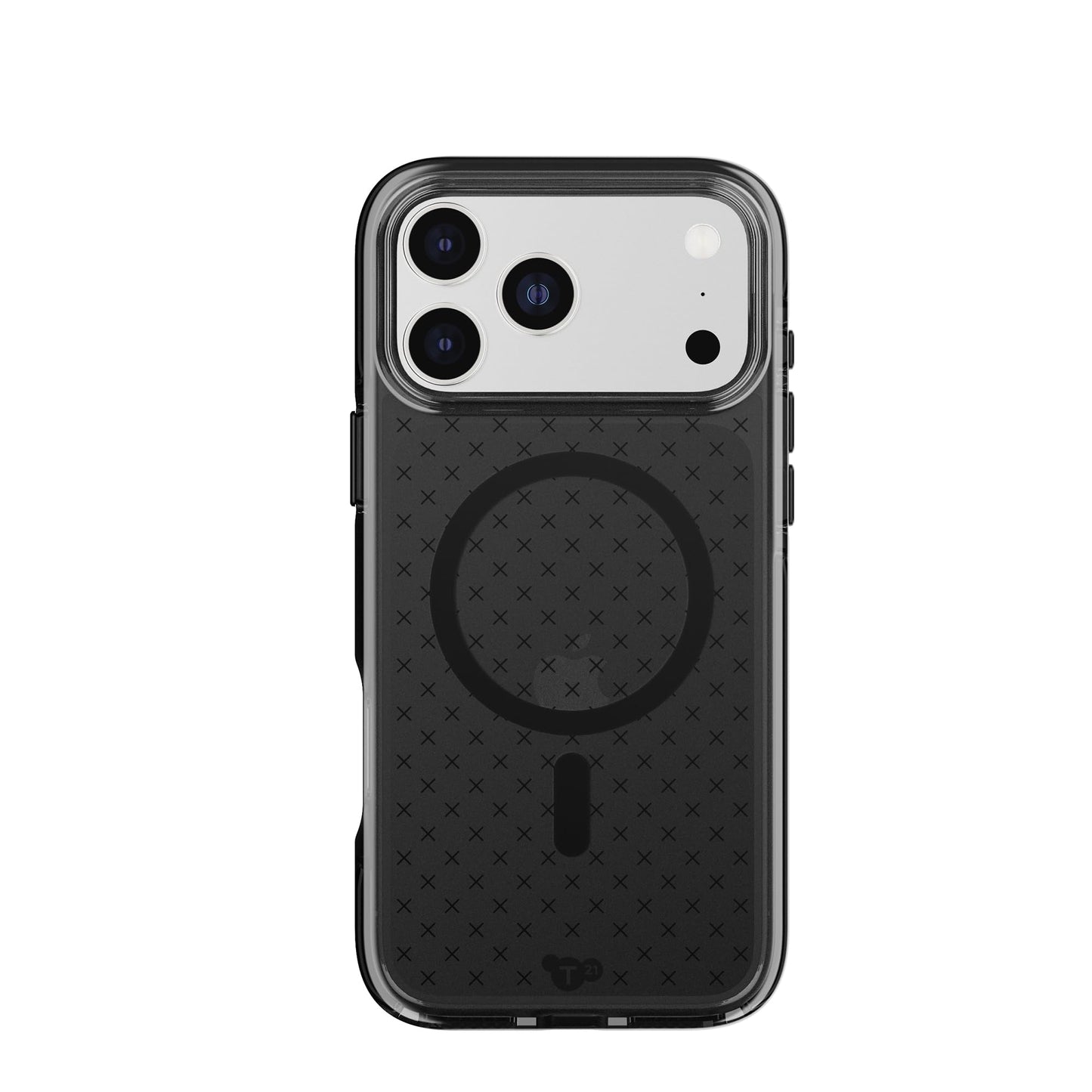Tech21 EvoCheck Case for iPhone 17 Pro Max - Smokey/Black | Slim Protective Case | Impact Protection | MagSafe Compatible