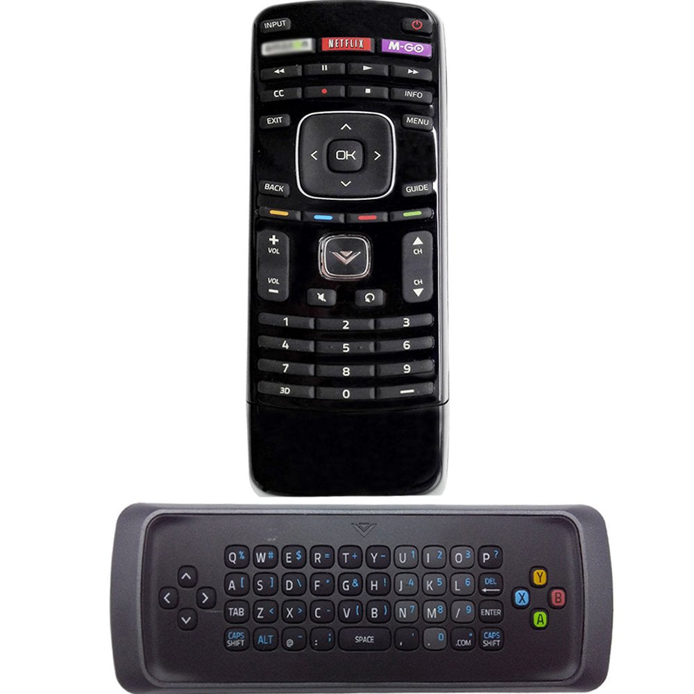 WINFLIKE XRT303 QWERTY Keyboard Remote Fit for VIZIO Internet App TV M3D650SV M3D550SL M3D470KD M3D550KD E3D320VX E3D420VX E3D470VX E472VLE E552VLE