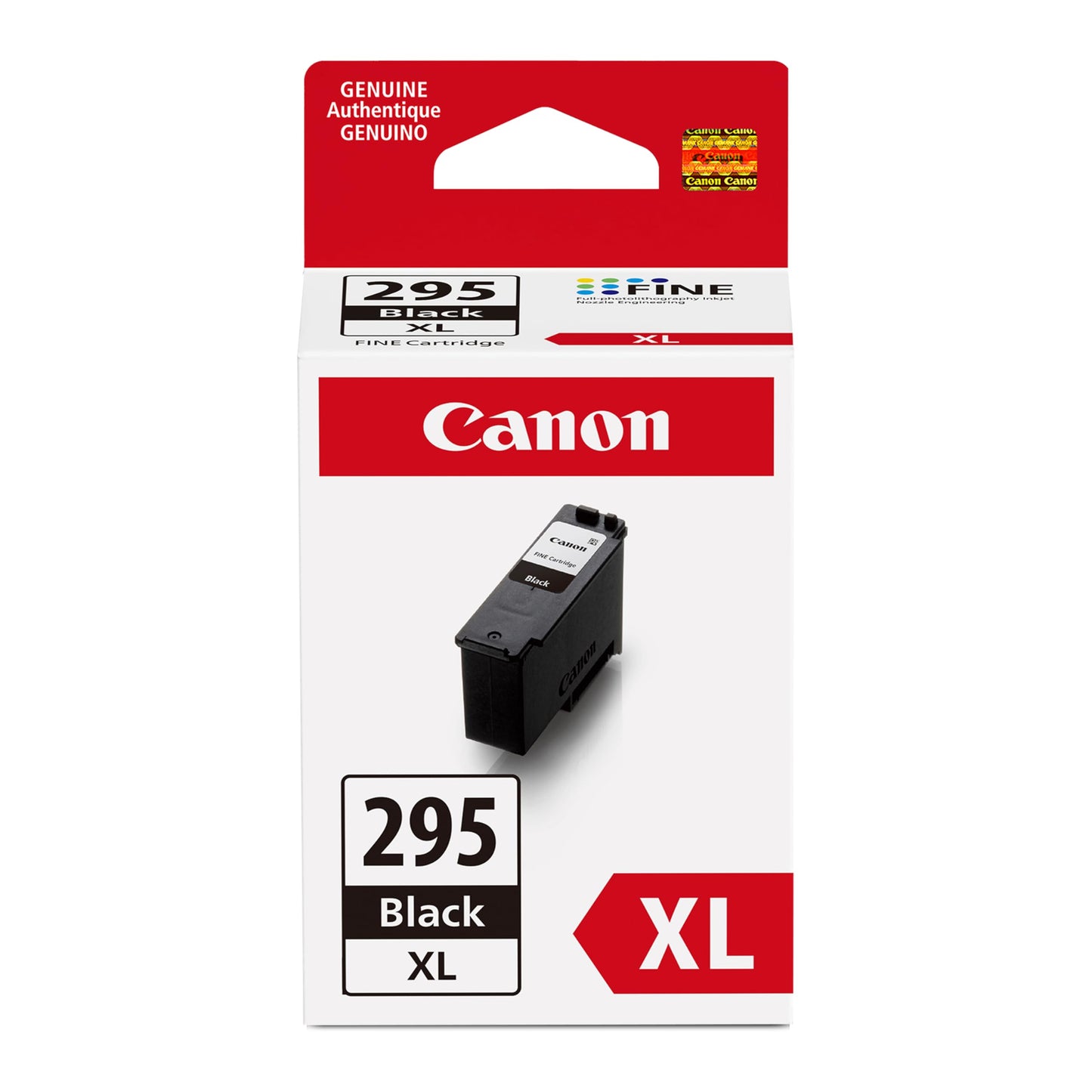 Canon PG-295XL Genuine Black Ink Cartridge, Compatible with TR7120, TS6520, TS4320