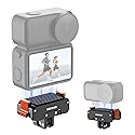 NEEWER Magnetic Quick Release Mount Adapter Compatible with DJI Osmo Nano, Dual Direction Magnet Metal Action Camera Base Holder, 2 Prong Folding