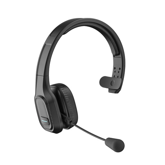 COMEXION Trucker Bluetooth Headset V5.0, Wireless Headset with Noise Canceling&Mute Microphone for Cell Phones, On Ear Bluetooth Headphone