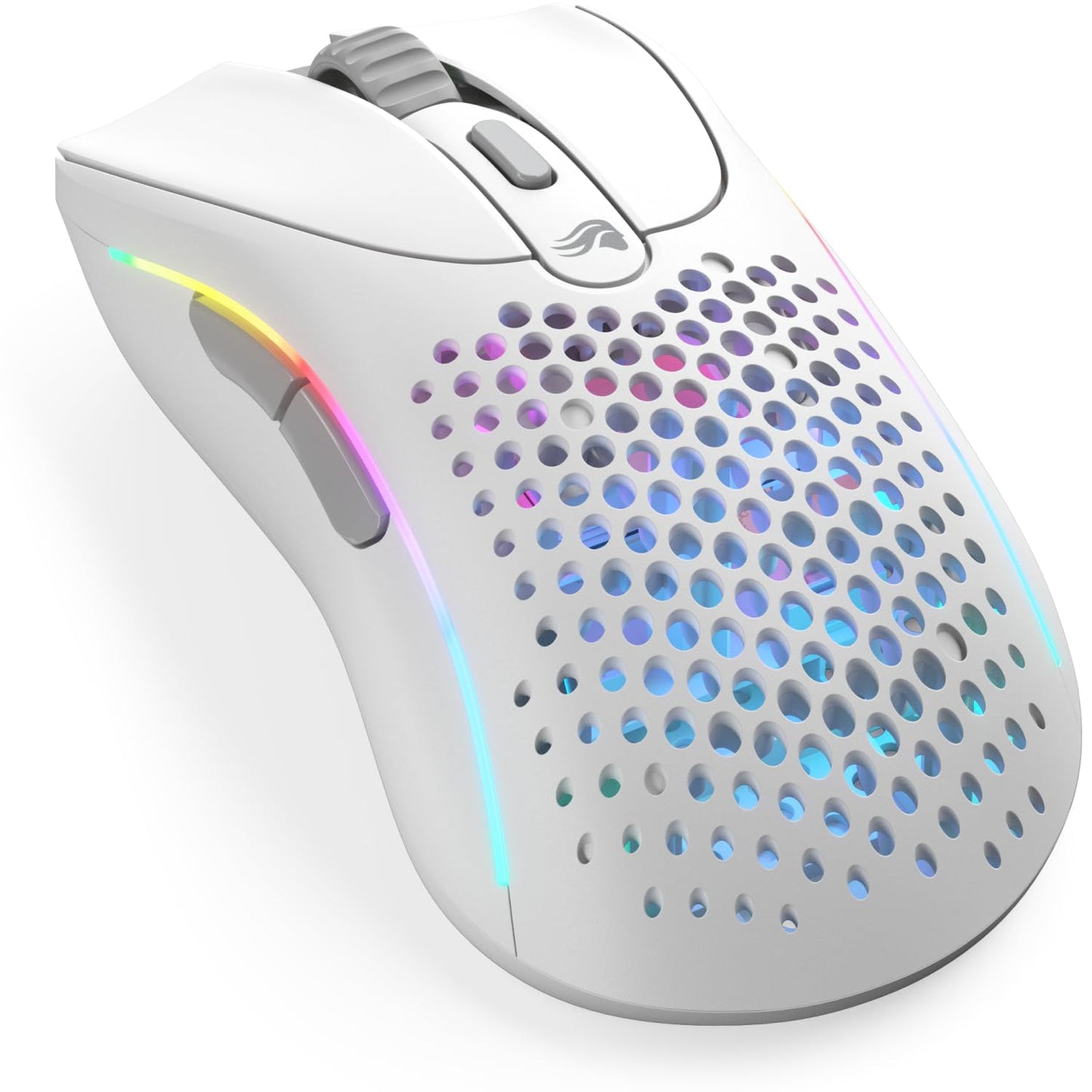 Glorious Gaming - Model D 2 Wireless Ergonomic Mouse, Superlight 66g, up to 210 hr Battery Life, 26K Optical Sensor, 6 Programmable Buttons, 80