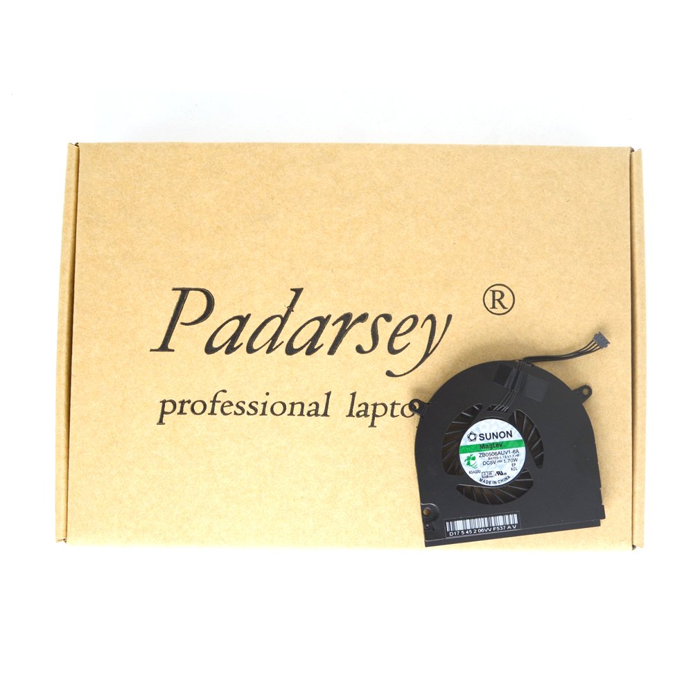 Padarsey New Laptop CPU Cooling Fan Compatible for MacBook Pro 13-Inch Unibody A1278 A1280 A1342