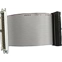 JXSZ IDE 40 Pin Male to Female Hard Drive Extension 40pin M-F 10CM Flat Ribbon DataCable 4-inch