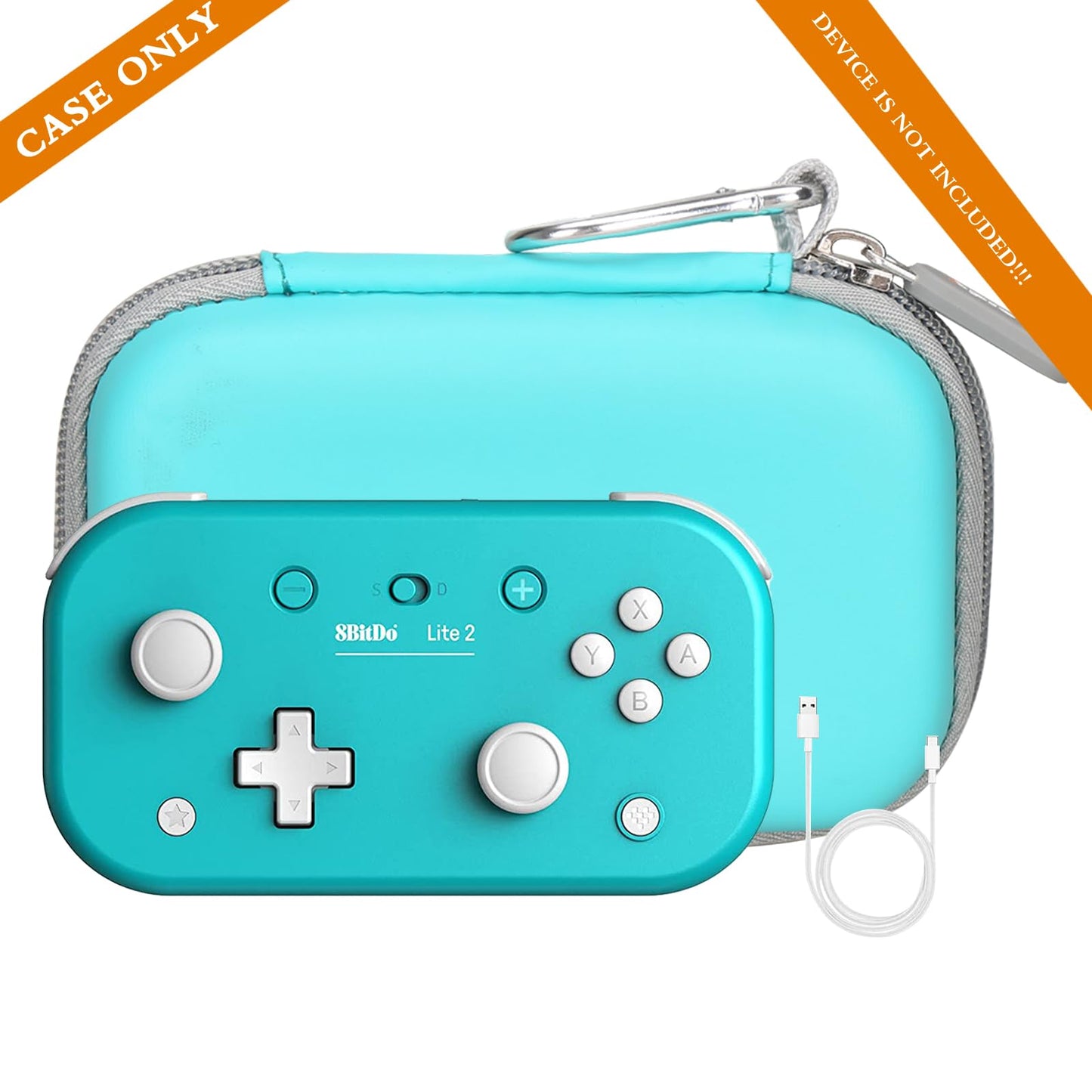 Aproca Blue Hard Travel Storage Case, for 8Bitdo Lite 2 Bluetooth Gamepad and Accessories