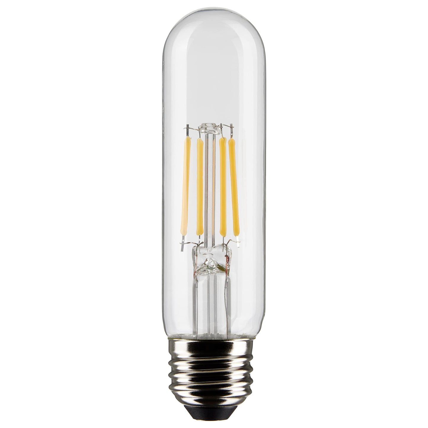 Satco S21344, T10 LED Bulb, E26 Base, 2700K, Clear, Dimmable, Light Bulb
