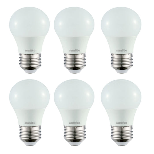 Sunlite LED A15 Refrigerator Light Bulb, 5.5 Watts (40W Equivalent), 450 Lumens, Medium Base (E26), Dimmable, Frosted Finish, UL Listed, 27K - Soft