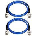 XRDS -RF 12G SDI Cable 3FT 2PCS, SDI Video Cables 3G/6G/12G 75ohm BNC Male Cable Supports HD-SDI/3G/6G-SDI/4K/8K for Video Security Camera Converter