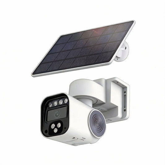 Goverwin 7W Solar 4G Security Cameras Wireless Outdoor, AOV 24/7 Recording Cameras for Home Security, 360° View, 2K Color Night Vision, 2-Way Talk, NO