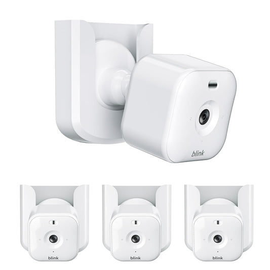Blink Mini 2 Camera Mount, No Drilling Wall Mount Compatible with Blink Mini 2K+/Outdoor 4 Cameras, Adhesive Holder for Indoor Outdoor Camera, White
