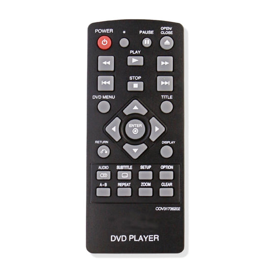 COV31736202 Replacement Remote Control Controller Applicable for LG DVD Player DP132 DP132NU DP132H DP132-H