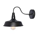 BRIGHTESS #80 Retro Black Wall Sconce Lighting Barn Flat Lights Industrial Vintage Farmhouse Wall Lamp Outside Led Light Fixtures E26 Bathroom Kitchen