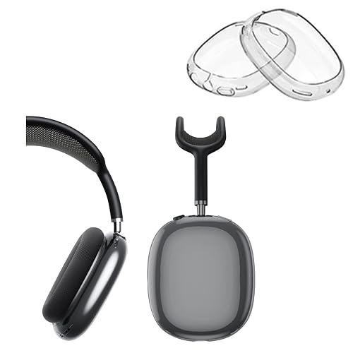Case Cover for AirPods Max Headphones - Transparent Soft TPU Cover with Anti-Scratch Protection, Specifically Designed for Apple AirPods Max